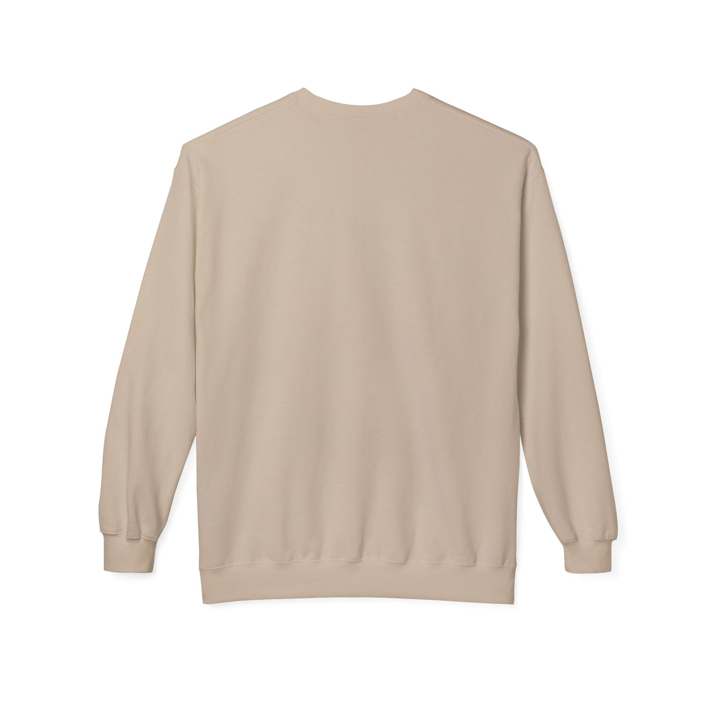 Desert Sunrise Long Sleeve Sweatshirt (Tan/Purple)