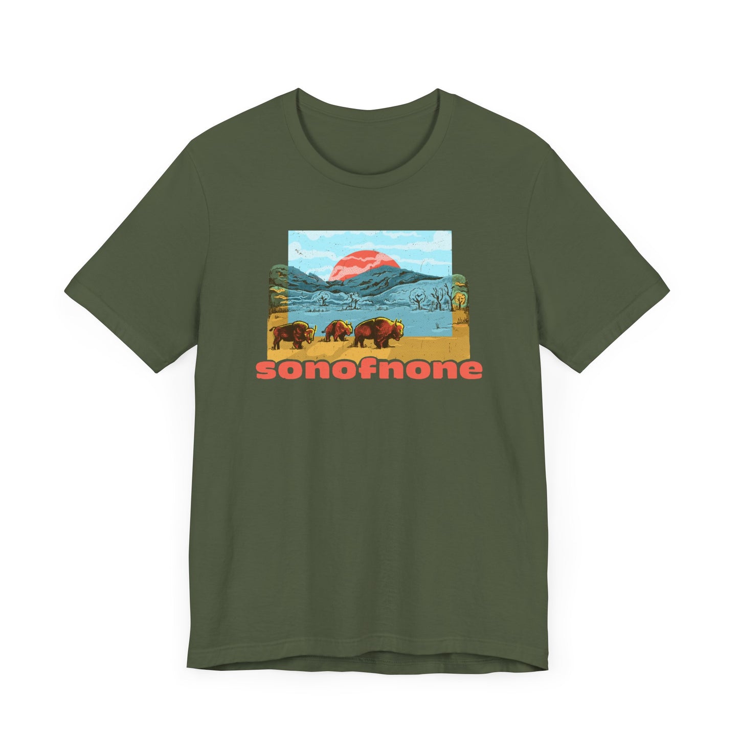 Desert Sunrise T-Shirt (Green)