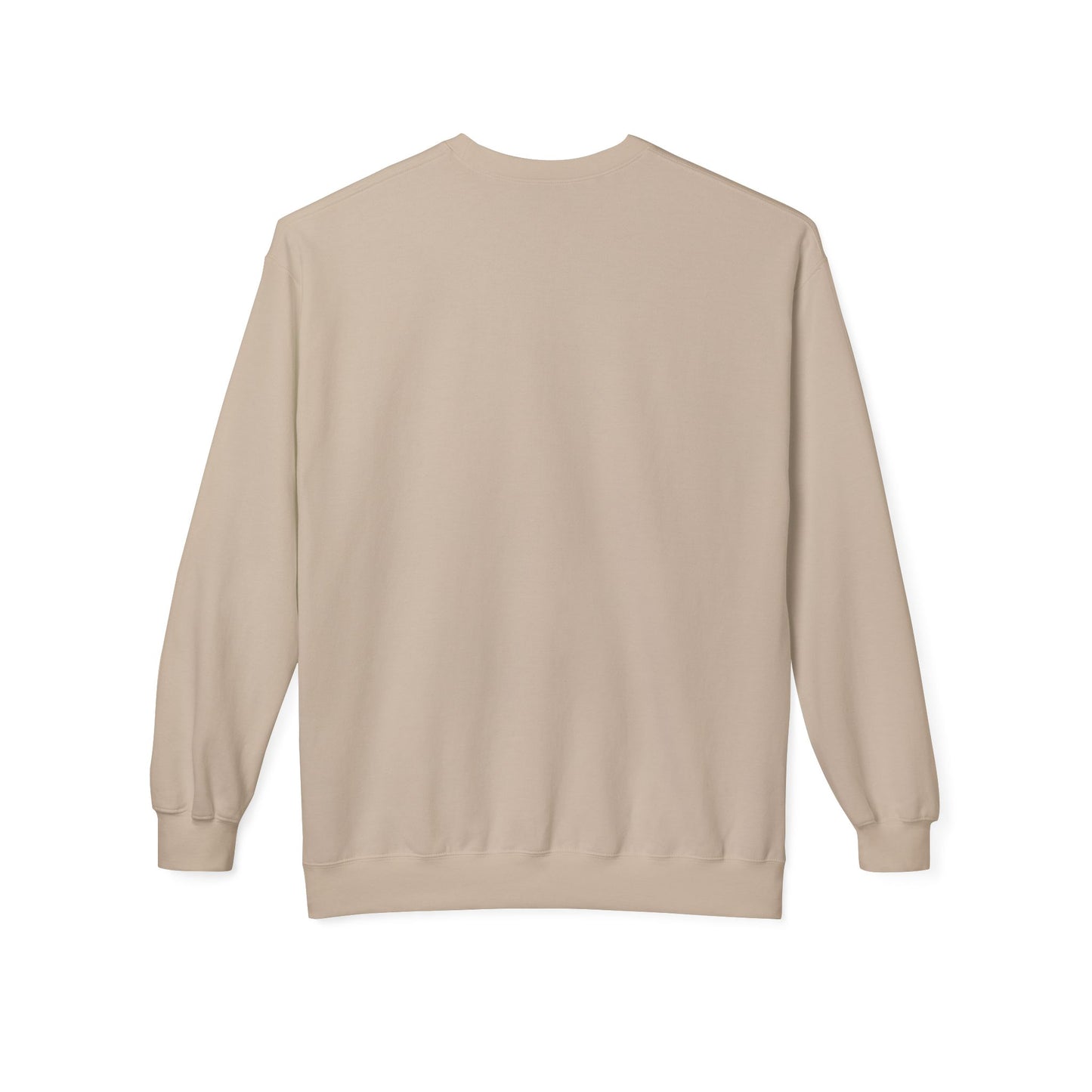 Desert Sunrise Long Sleeve Sweatshirt (Tan/Purple)