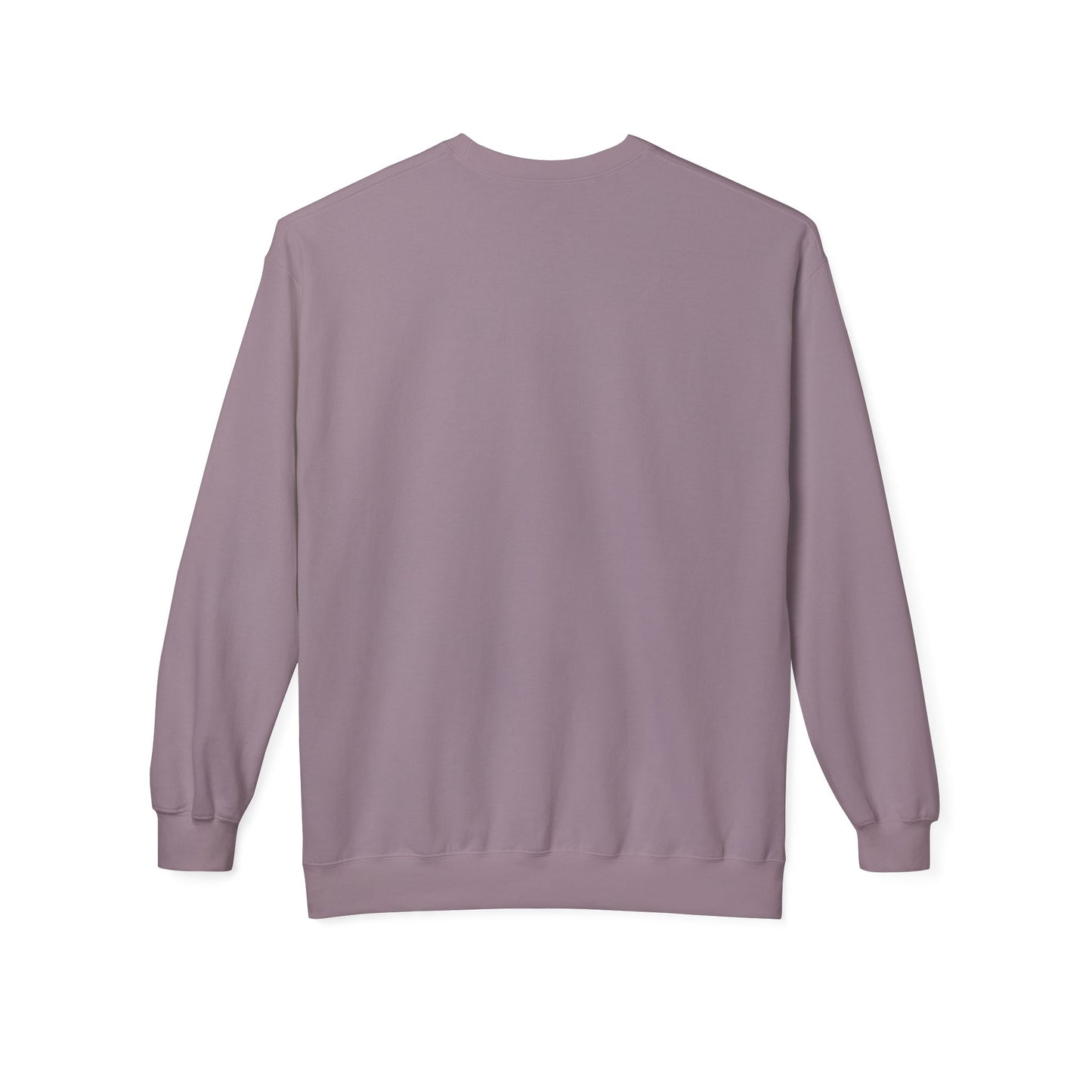 Desert Sunrise Long Sleeve Sweatshirt (Tan/Purple)